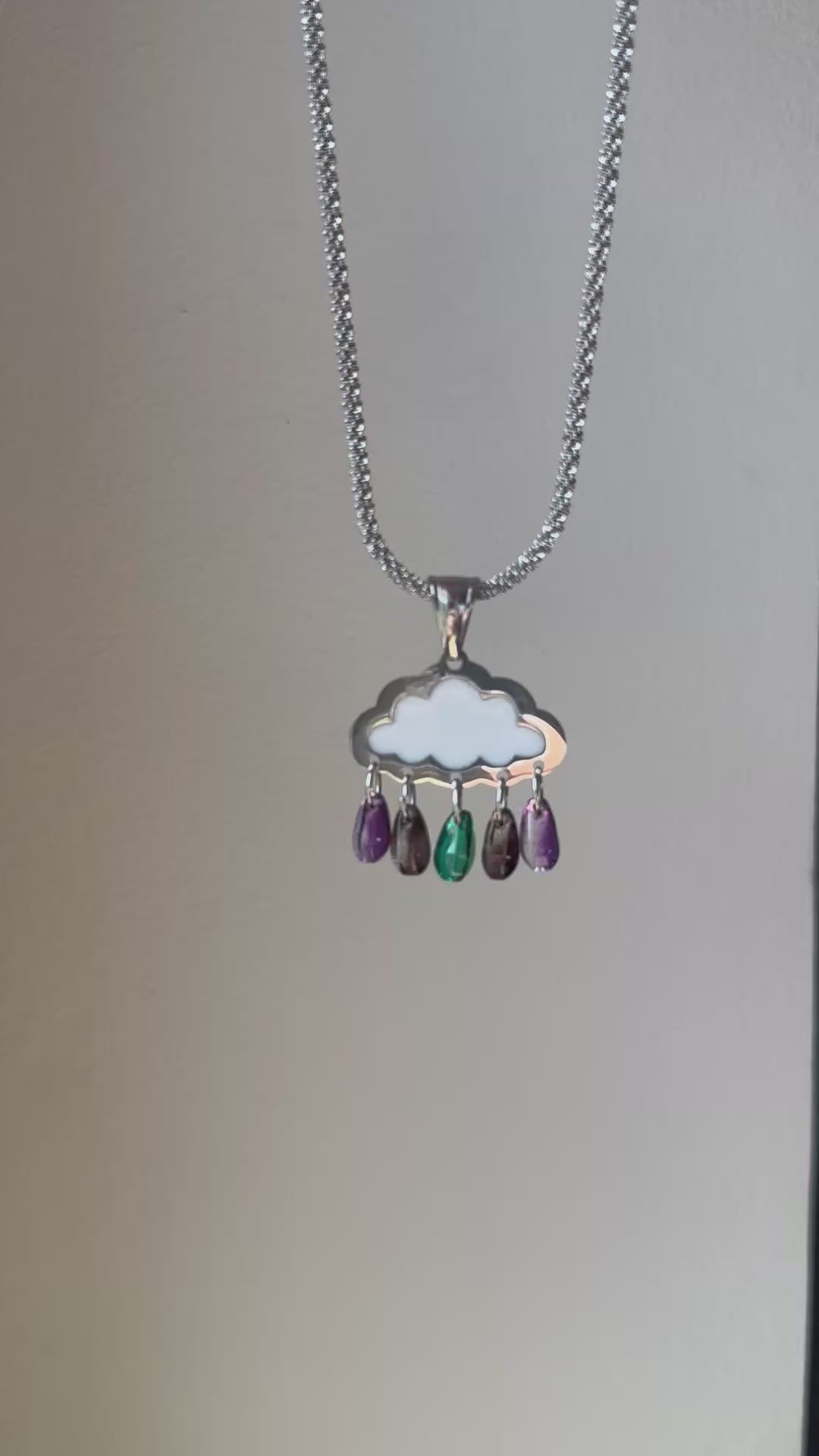 Collana nuvolettasú variante argento