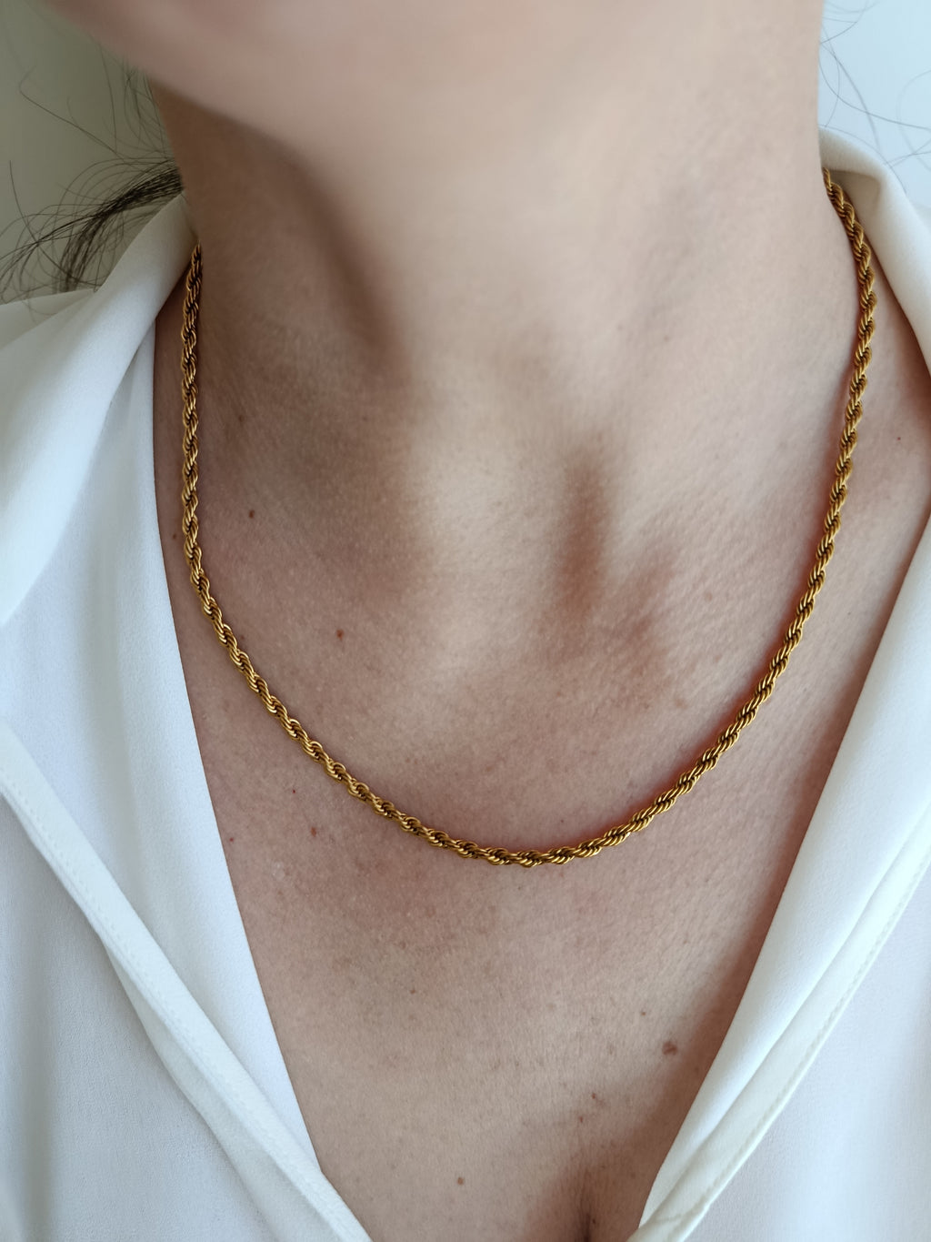 Collana corda Gold